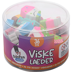 Danpen junior viskelæder 36-pak