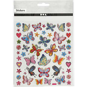 Klistermærker - Sommerfugle
