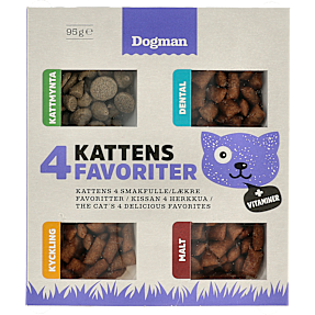 Godbidder m. kattemynte, kylling, malt og Dental
