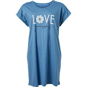 VRS dame natkjole str. onesize - blå