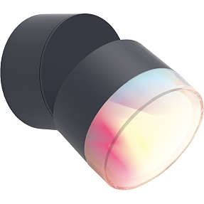 Lutec Dropsi LED væglampe - grå