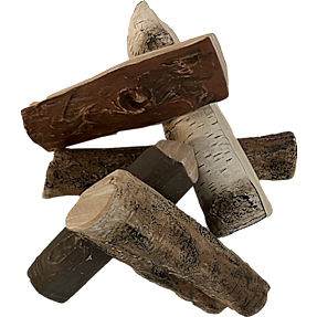 Morsø dekorationsbrænde - karamisk til biopejs - 5 stk.