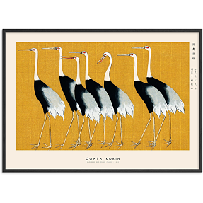 Japanese Red Crown Crane - 70x100 cm