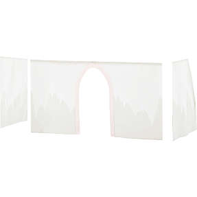 Hoppekids Winter Wonderland forhæng til halvhøj- og køjeseng 90x200 cm