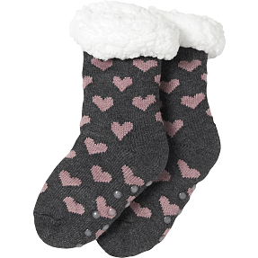 VRS børne kæmpehygge strømper str. 26/30 - printet