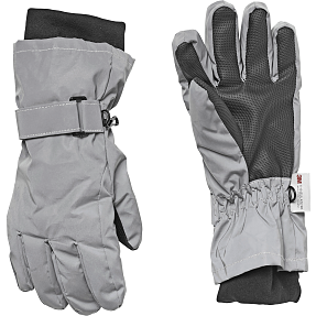 VRS børne handsker med reflekseffekt str. 9-11 år - grå