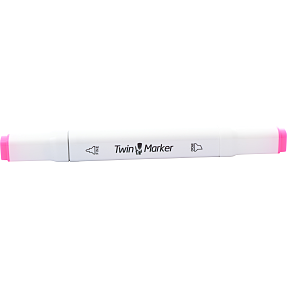 Danpen twinmarker rosa farve 125
