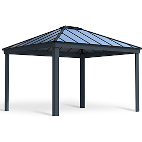 Havepavillon dallas - antracitgrå