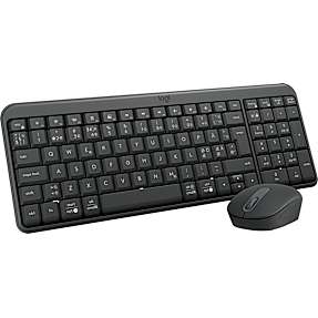 Logitech MK250 Graphite trådløs keyboard og mus