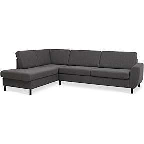 Madrid Nordic venstrevendt open-end sofa - antracit