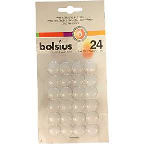 Vokspuder til lys 24-pak - Hvid