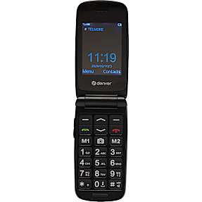 Denver BAS-24800L senior klaptelefon 4G 32GB -  Sort