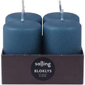 Salling bloklys 4x6 cm 4-pak - petrol