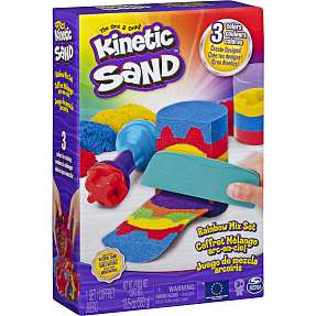 Kinetic Sand Rainbow mix sæt