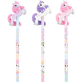 Ylvi enhjørningtopfigur – flere varianter - assorteret