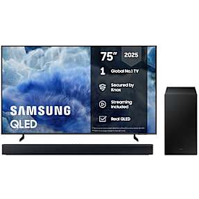 Samsung TV 75" TQ75Q8F + HW-B46CF Soundbar