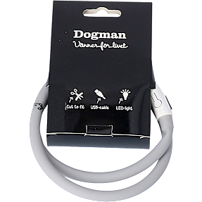 Hundeblinker m. LED - grå