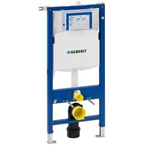 GEBERIT Duofix Sigma indbygningscisterne Frontbetjent. 3/6 Ltr. Høj model H112 cm B 50 cm
