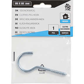 HomeFixer skruekrog 6x88 mm