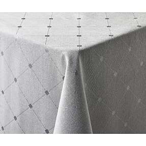 Salling damaskdug - grå m. tern