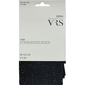 VRS børne strømpebukser str. 12-14 år - sort