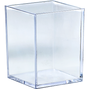 Opbevaringsbox i plexiglas - Gennemsigtig