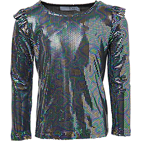 VRS børne bluse str. 110/116 - multifarvet