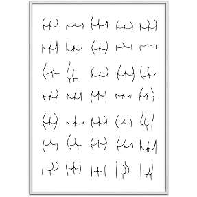 Butts nr. 1 - 70x100 cm