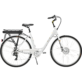 SCO E-Modern dame elcykel 28" 10,4 AH - hvid