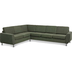 Madrid Nordic vendbar hjørnesofa - grøn