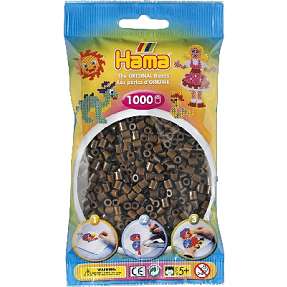 Hama midi perler 1000 stk. - brun