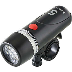 SCO cykellygte - forlygte i sort