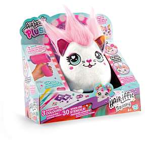 Airbrush Plush Hair'iffic Squish Pal 17 cm – flere varianter - assorteret