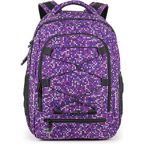 JEVA skoletaske - Square mosaik