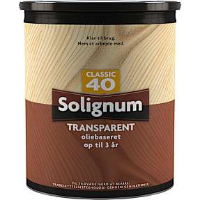 Solignum Classic 40 transparent træbeskyttelse 5 liter - farveløs