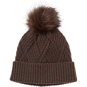 VRS dame hue - mørkebrun