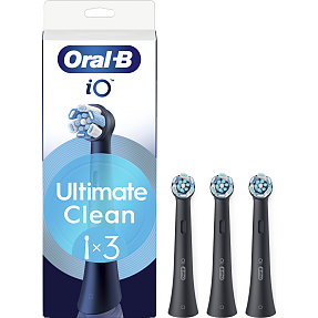 Oral-B iO Ultimate Clean tandbørstehoveder 3-pak - sort
