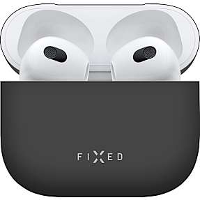 Fixed Apple Airpods 3 silikoneetui - sort