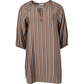 VRS dame tunika med 3/4 ærmer str. XL - brun