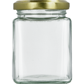 Krydderiglas m. metallåg 6-pak