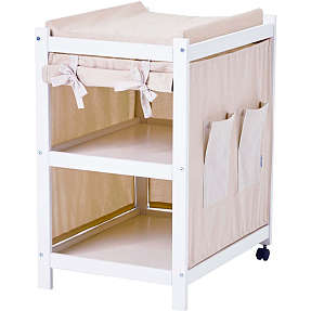 Hoppekids IDA-MARIE forhæng til puslereol - Sand