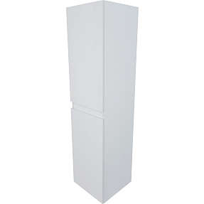 Venedig højskab 139 cm - hvid højglans