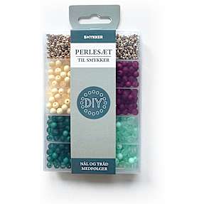 Perlesæt - grøn