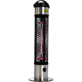 Hortus terrassevarmer under bord 1200W - sølvfarvet