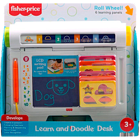 Fisher-Price skrivetablet – flere varianter – assorteret