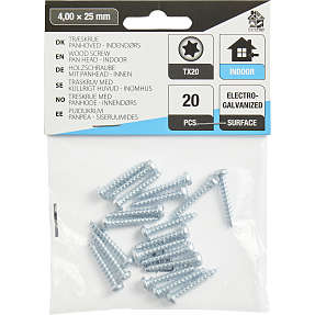 HomeFixer panhovedet skrue 5x30mm 20 stk