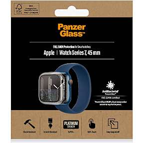 PanzerGlass™ Full Body Apple Watch Series 7 45mm - sort