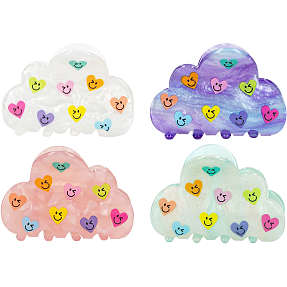 TOPModel Skyformet hårklemme – flere varianter - assorteret