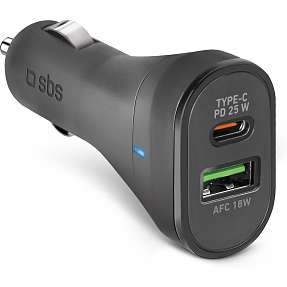 SBS billader PD 25W - sort