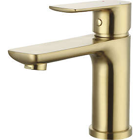 Håndvaskarmatur - børstet messing